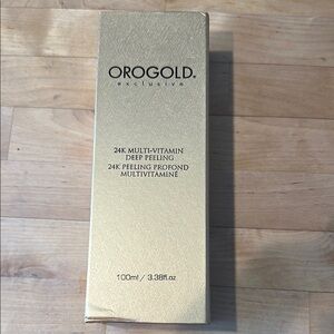 Gold Skincare Peel
